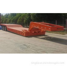 Gooseneck detachable lowboy lowbed semi trailer